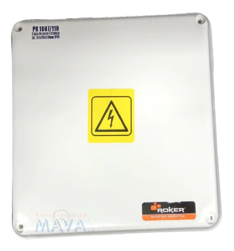 Caja De Paso Estanca Pvc Ip65 Roker Pr1007/110 165x165x110mm