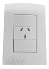 Llave Toma Simple Blanco Roda Schneider Armado