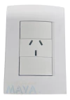 Llave Toma Simple Blanco Roda Schneider Armado