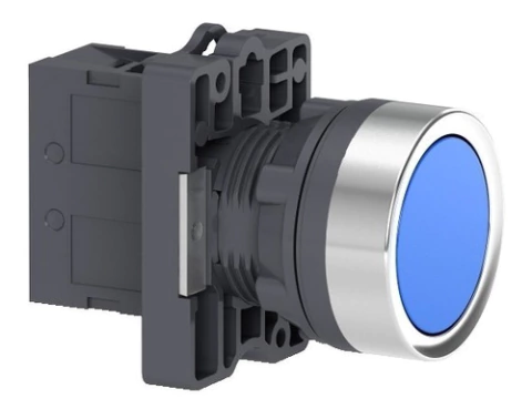 Pulsador Rasante Azul D 22mm C/1nc Schneider Xa2ea61