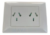 Llave Cambre Siglo Xxii 22 Toma Doble Enchufe Tapa