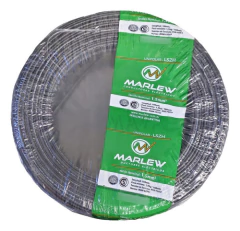 Cable Libre De Halogenos 1,5 Negro 100m Clase 5 Iram Marlew