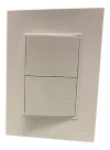 Llave Cambre Bauhaus Punto + Combinacion Tapa Ribete Blanco