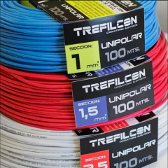 Cable Electrico Normalizado 2,5mm Trefilcon Color Rojo X 100 Metros - comprar online