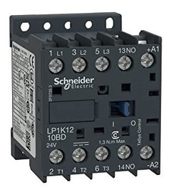 Mini Contactor Schneider 12a Tripolar 1na Lc1k Bobina 24vcc
