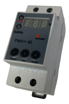 Protector Tension Monofasico Riel Din 40a Con Voltimetro Reg - comprar online