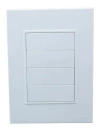 Llave Cambre Bauhaus Tapa Ciega Ribete Blanco