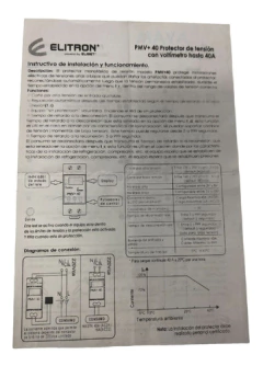 Protector Tension Monofasico Riel Din 40a Con Voltimetro Reg en internet