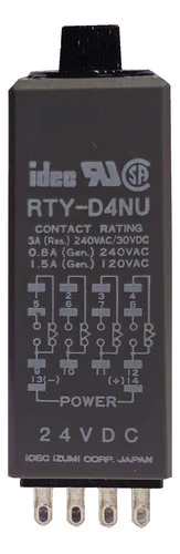 Temporizador Idec Ry4s Rty-d4n6md24 24vcc - comprar online