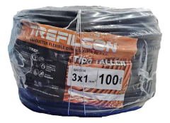 Cable Tpr Tipo Taller 3 X 1mm Trefilcon X Rollo 100 Metros