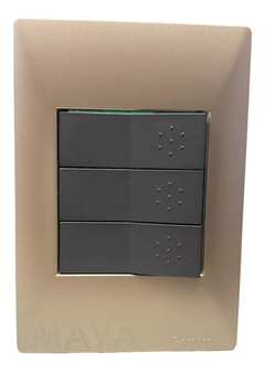 Llave 3 Puntos Cambre Siglo Xxii Gris Y Champagne