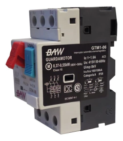 Guardamotor Trifasico Baw 1,6 - 2,5 A