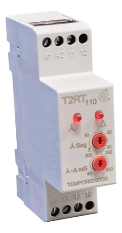 Temporizador Estrella Triangulo Elitron Elibet 110v - comprar online