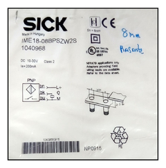 Sensor Inductivo Rasante C/cable Sick Sn 8mm M18 Pnp en internet