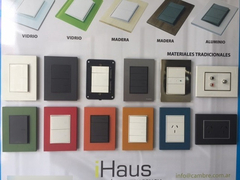 Llave Cambre Bauhaus Punto Y Toma Tapa Ribete Blanco en internet