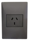 Llave Toma Simple Cambre Siglo Xxii Gris 22 Completo