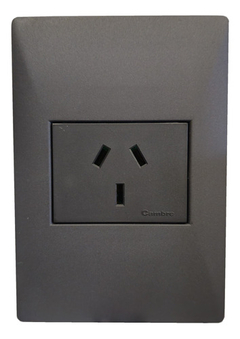 Llave Toma Simple Cambre Siglo Xxii Gris 22 Completo