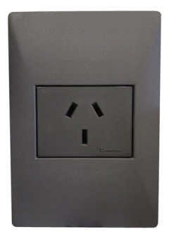 Llave Toma Simple Cambre Siglo Xxii Gris 22 Completo