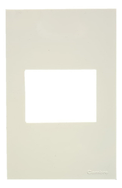 Tapa De Luz Cambre Código 4135 Siglo Xxi 2 Módulos Toma