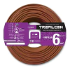 Cables Unipolar Normalizado Trefilcon 1x6mm X 100 Mts Marrón
