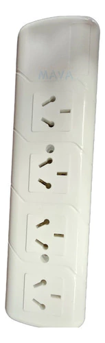 Zapatilla Exultt 4 Tomas Blanca Sin Cable Con Bornera