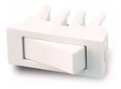 Modulo Punto Cambre Tecla Simple Siglo Xxi Cod 6900 Color Bl