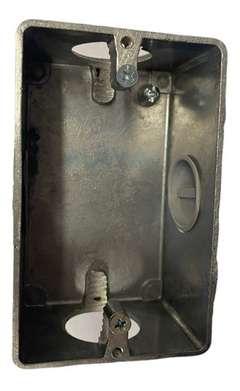 Caja Para Bastidor Galvanizada Rosca 1 PuLG Daisa Interiores