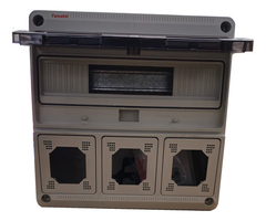 Tablero Industrial Para 3 Tomas 16 Modulos Din Pvc Famatel - comprar online