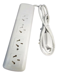 Zapatilla Exultt 4 Tomas Con Cable Blanco 2,5 Mts