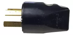 Ficha Macho 10amp Negra Cambre
