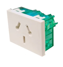 Toma Biuso 10A Blanco Cambre