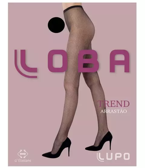 Meia-Calça Arrastão Fina – Loba Trend Lupo - comprar online