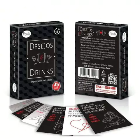 Jogo de Cartas - Desejos e Drinks