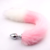Plug Raposa Rosa e Branco