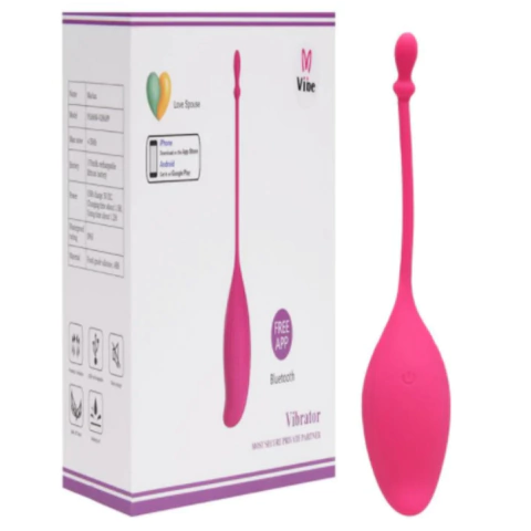 Vibrador Wireless Bluetooth App 10 Vibrações Vipmix - Roxo