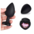 Plug Anal Coração Silicone M - comprar online