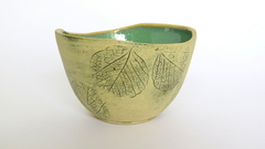 TIGELA CERAMICA COLEÇÃO FOLHAS