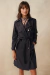 TRENCH QUIET NEGRO - comprar online