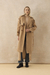 TRENCH HEART CAMEL - tienda online