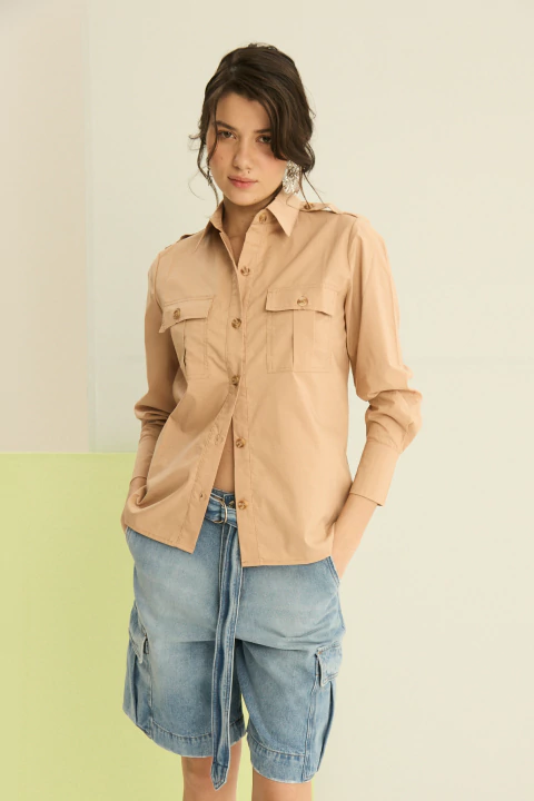 CAMISA LUPENI CAMEL - comprar online