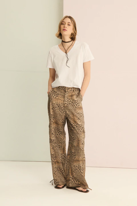 PANTALON DENISE BEIGE - comprar online