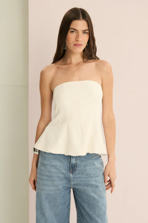 TOP ARIELLE CRUDO - comprar online