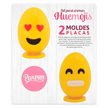 Molde Parpen set huevos emoji n 1