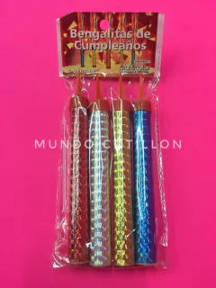 Bengalas Holográficas x4 unidades - comprar online