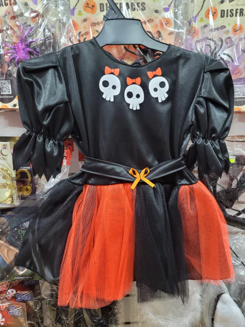 Disfráz Calaverita Naranja "Crosti"