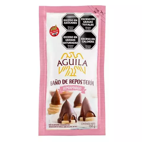 Baño de reposteria "AGUILA" x 150g semiamargo - comprar online