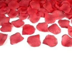 Confetti pétalos de rosas tela rojos x 25 gr - comprar online