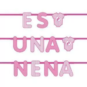 Guirnalda "Es una nena"