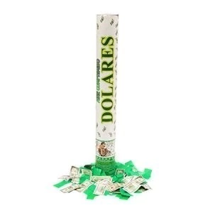 Lanzapapeles cañón 40 cm dólares