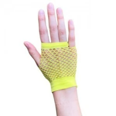 Guantes de red corto amarillo fluo - comprar online